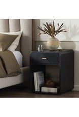Caspian Nightstand Black Ash Veneer
