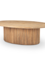 Terra Oval Coffee Table Light Brown