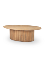 Terra Oval Coffee Table Light Brown