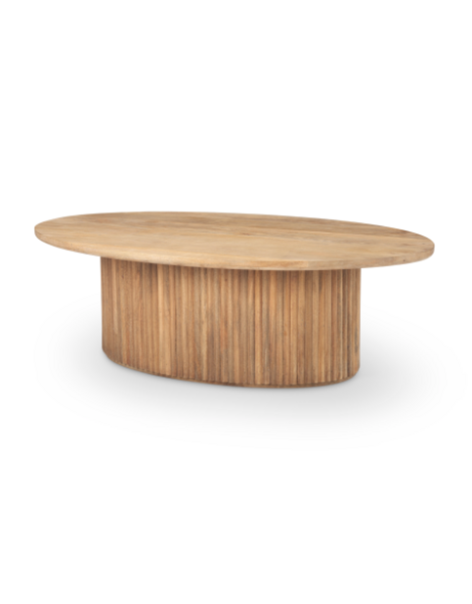 Terra Oval Coffee Table Light Brown