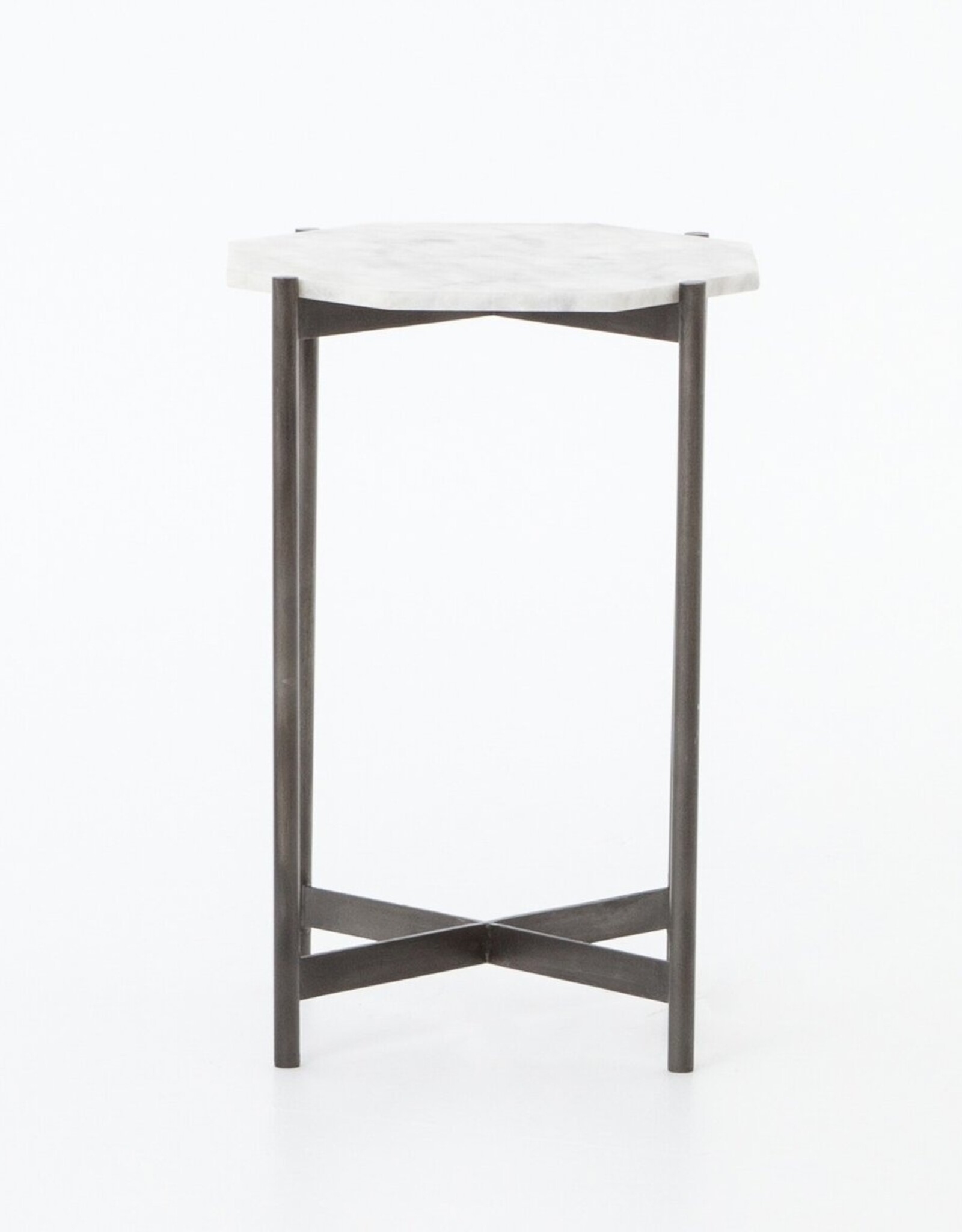 Adair Side Table - Hammered Grey