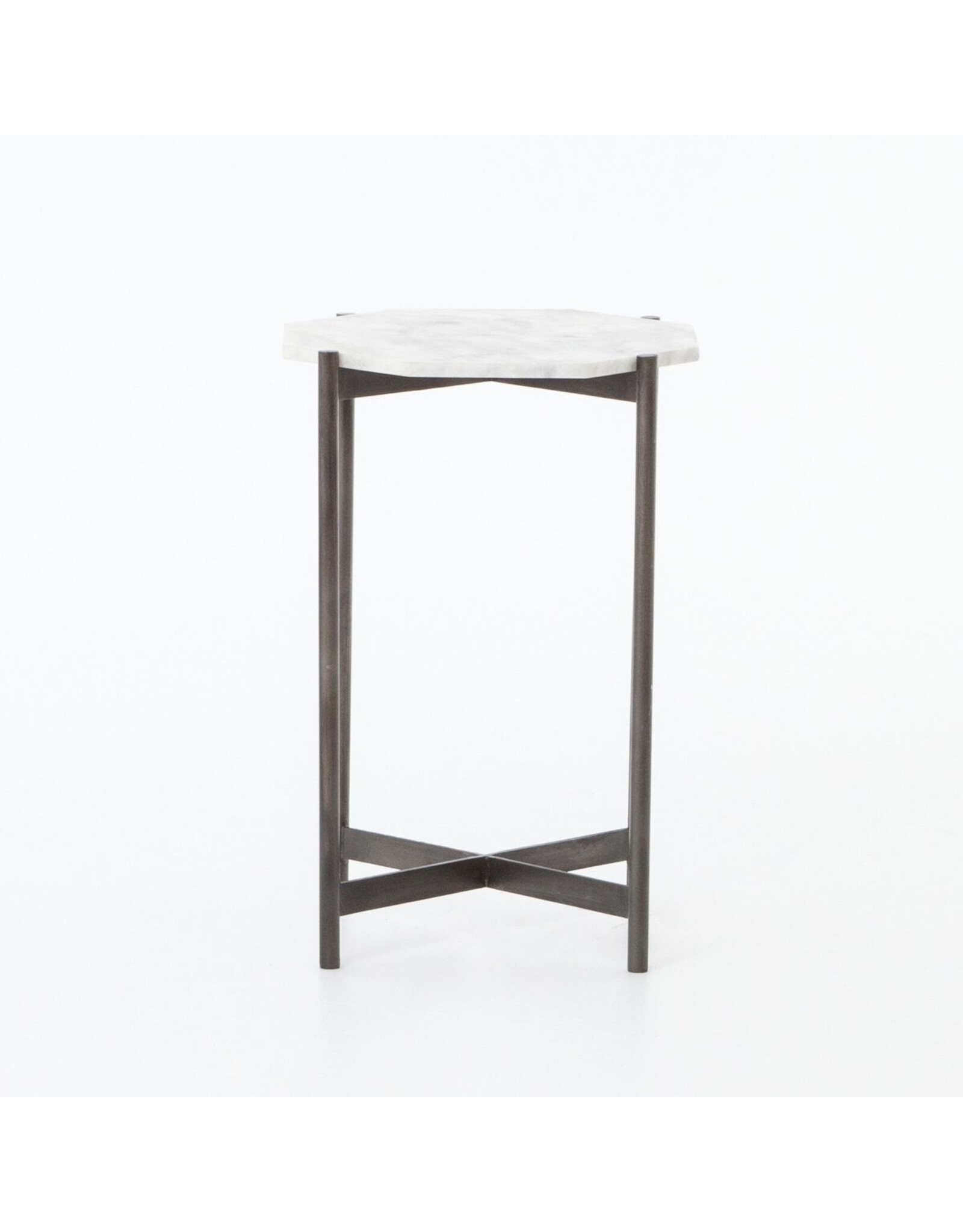 Adair Side Table - Hammered Grey