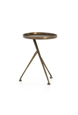Schmidt Accent Table - Raw Antique Brass