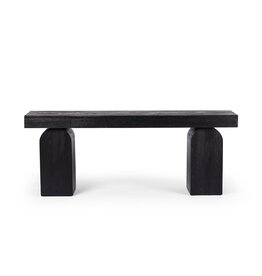 Keane Console Table in Black Elm