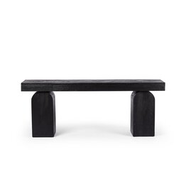 Keane Console Table in Black Elm