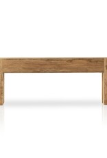 Abaso Console Table in Rustic Wormwood Oak