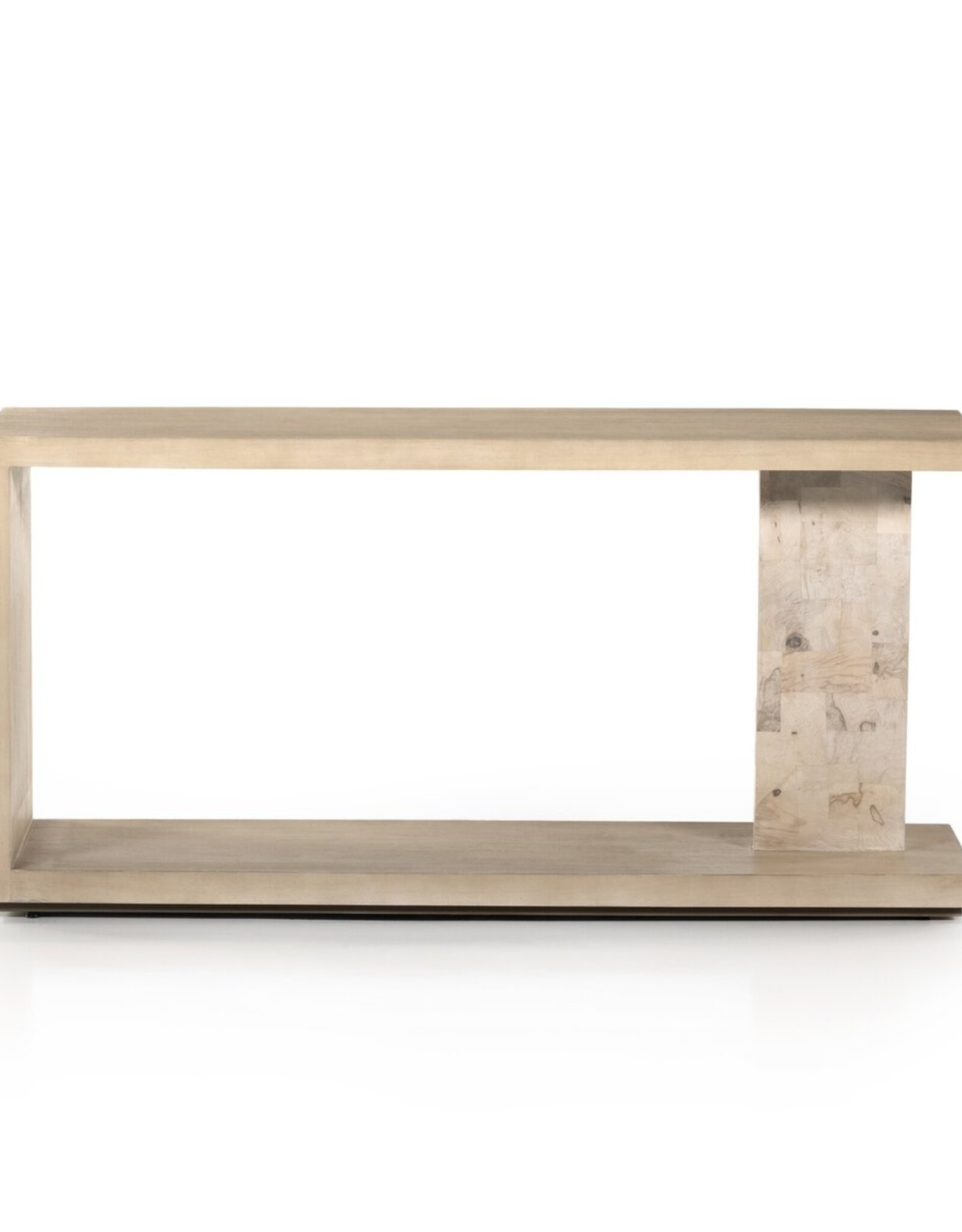 Darian Console Table, White Mahogany