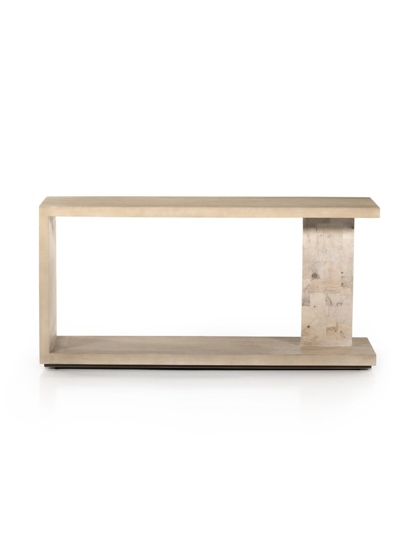 Darian Console Table, White Mahogany