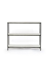Felix Small Console Table - Hammered Grey