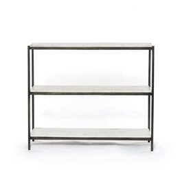 Felix Small Console Table - Hammered Grey