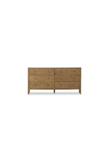 Meadow 6 Drawer Dresser in Tawny Oak