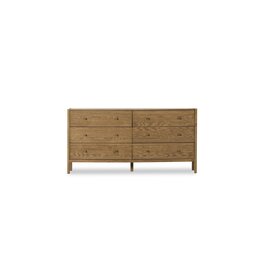 Meadow 6 Drawer Dresser in Tawny Oak
