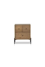 Eaton Nightstand Amber Oak Resin