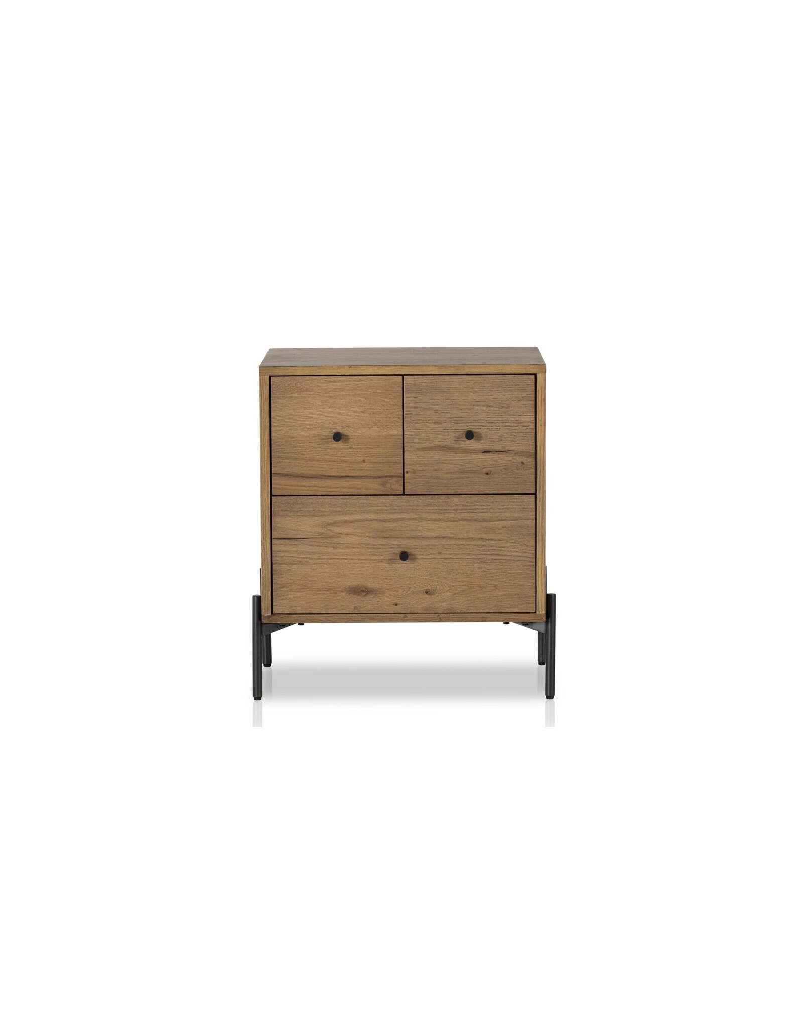 Eaton Nightstand Amber Oak Resin