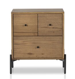 Eaton Nightstand Amber Oak Resin