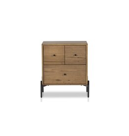 Eaton Nightstand Amber Oak Resin