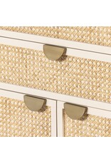 Luella Tall Dresser in Matte Alabaster
