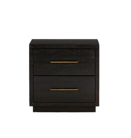 Suki Nightstand in Burnished Black