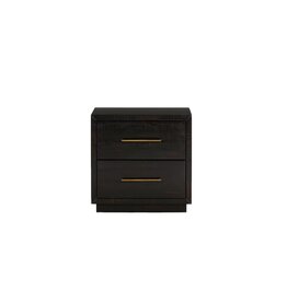 Suki Nightstand in Burnished Black