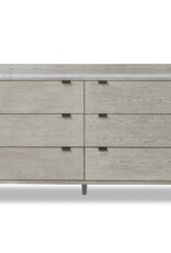 Viggo 6 Drawer Dresser-Vintage White Oak