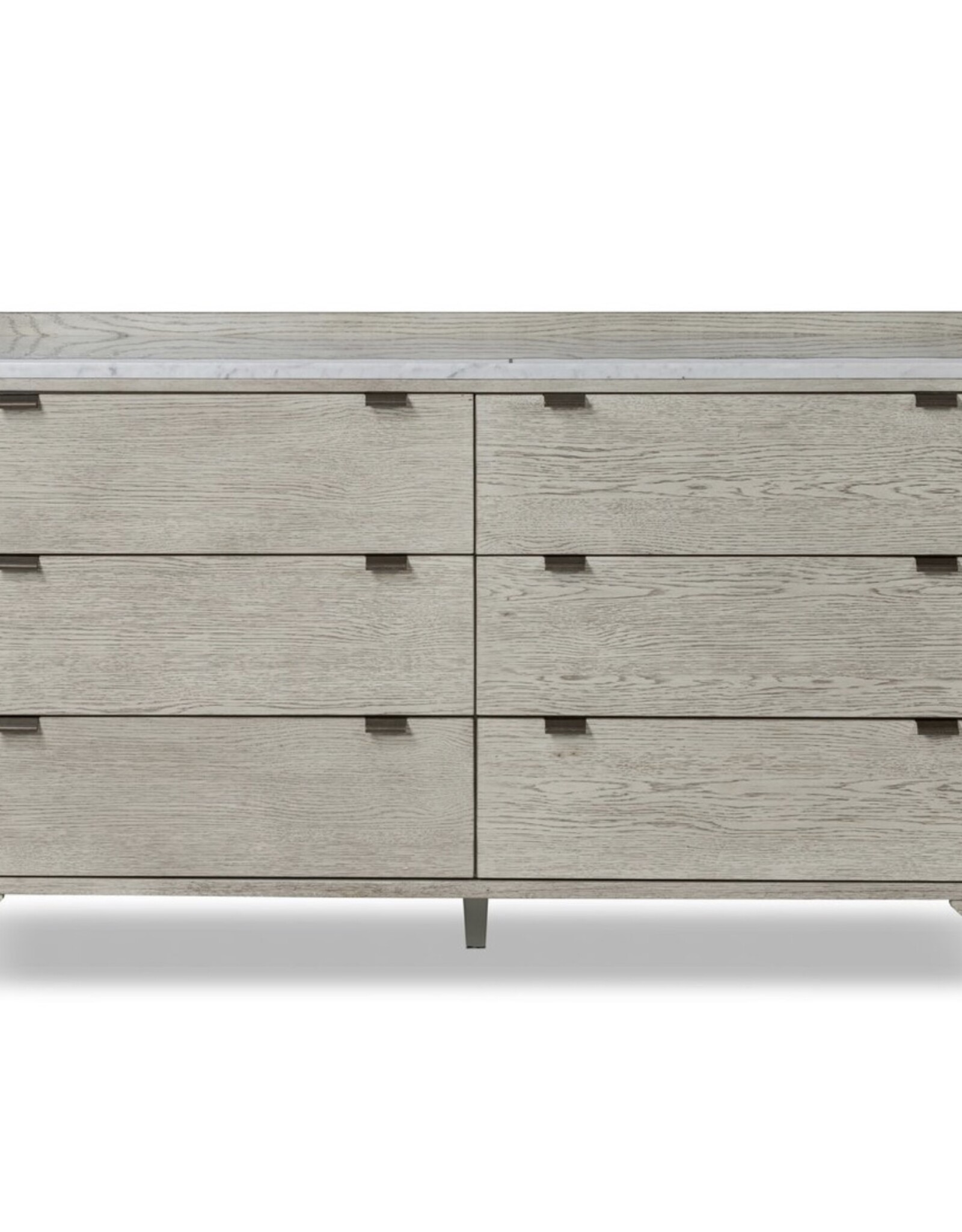 Viggo 6 Drawer Dresser-Vintage White Oak