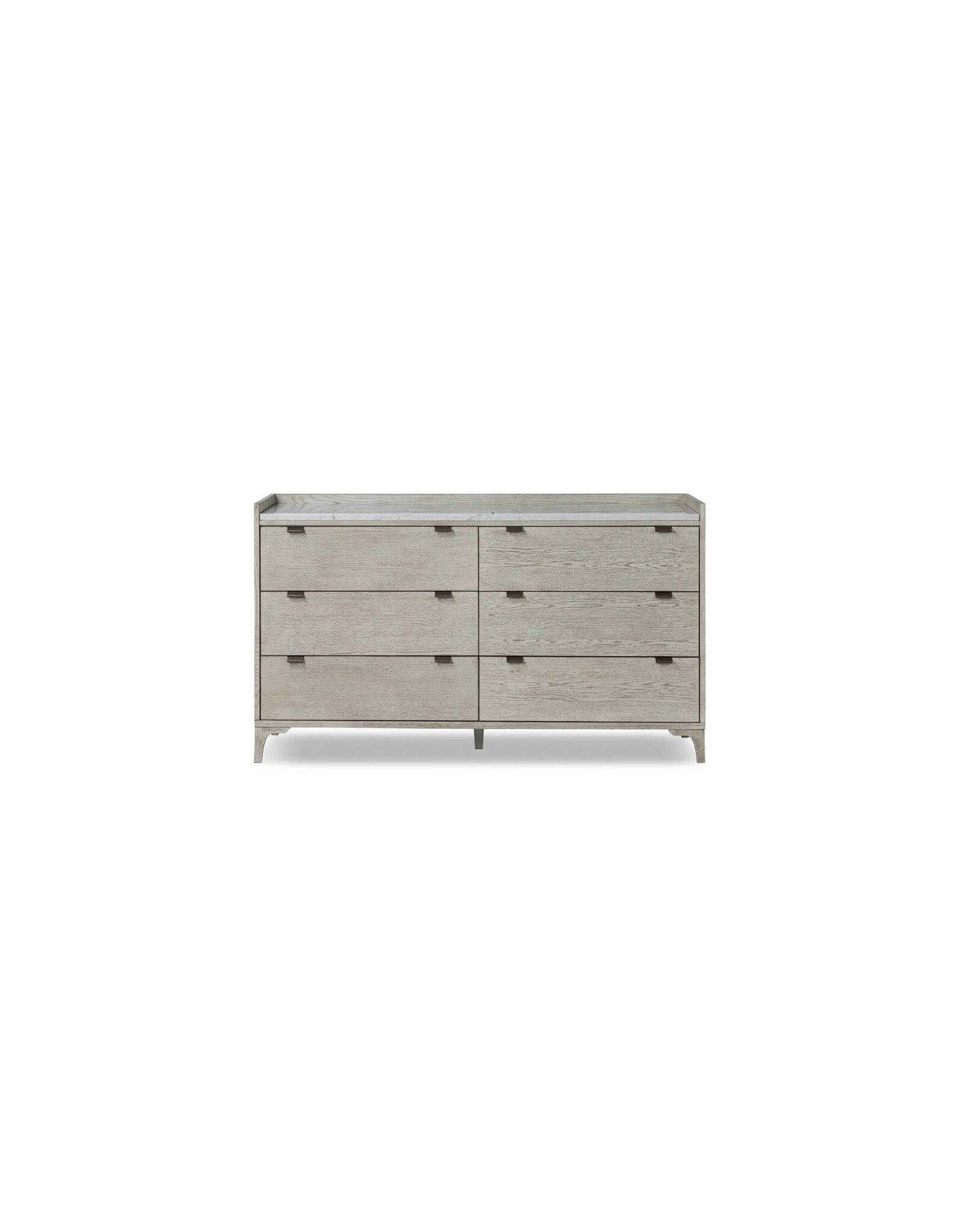 Viggo 6 Drawer Dresser-Vintage White Oak
