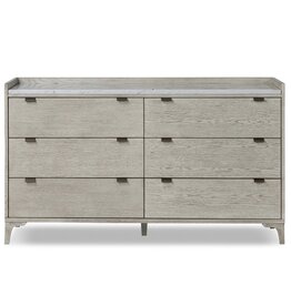Viggo 6 Drawer Dresser-Vintage White Oak