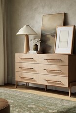 Rosedale 6 Drawer Dresser in Yucca Oak