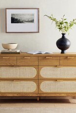 Allegra 8 Drawer Dresser - Natural Cane