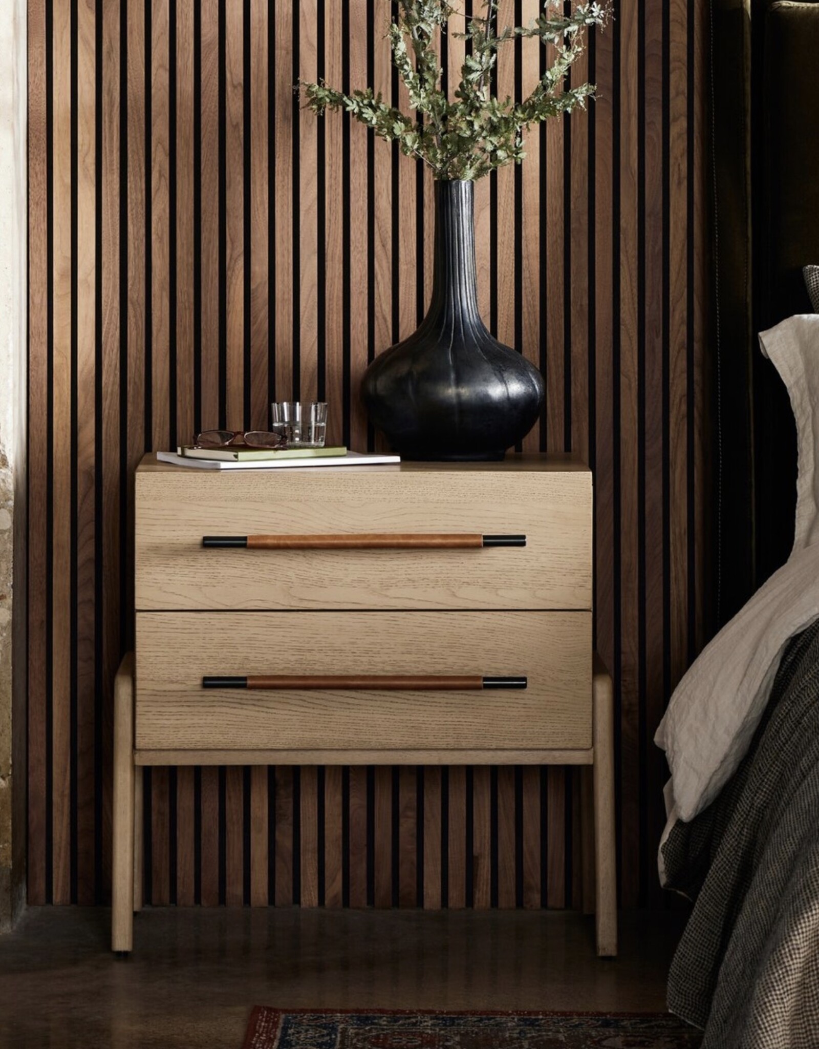 Rosedale Nightstand, Yucca Oak Veneer