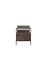 Glenn Wood & Metal Side Table