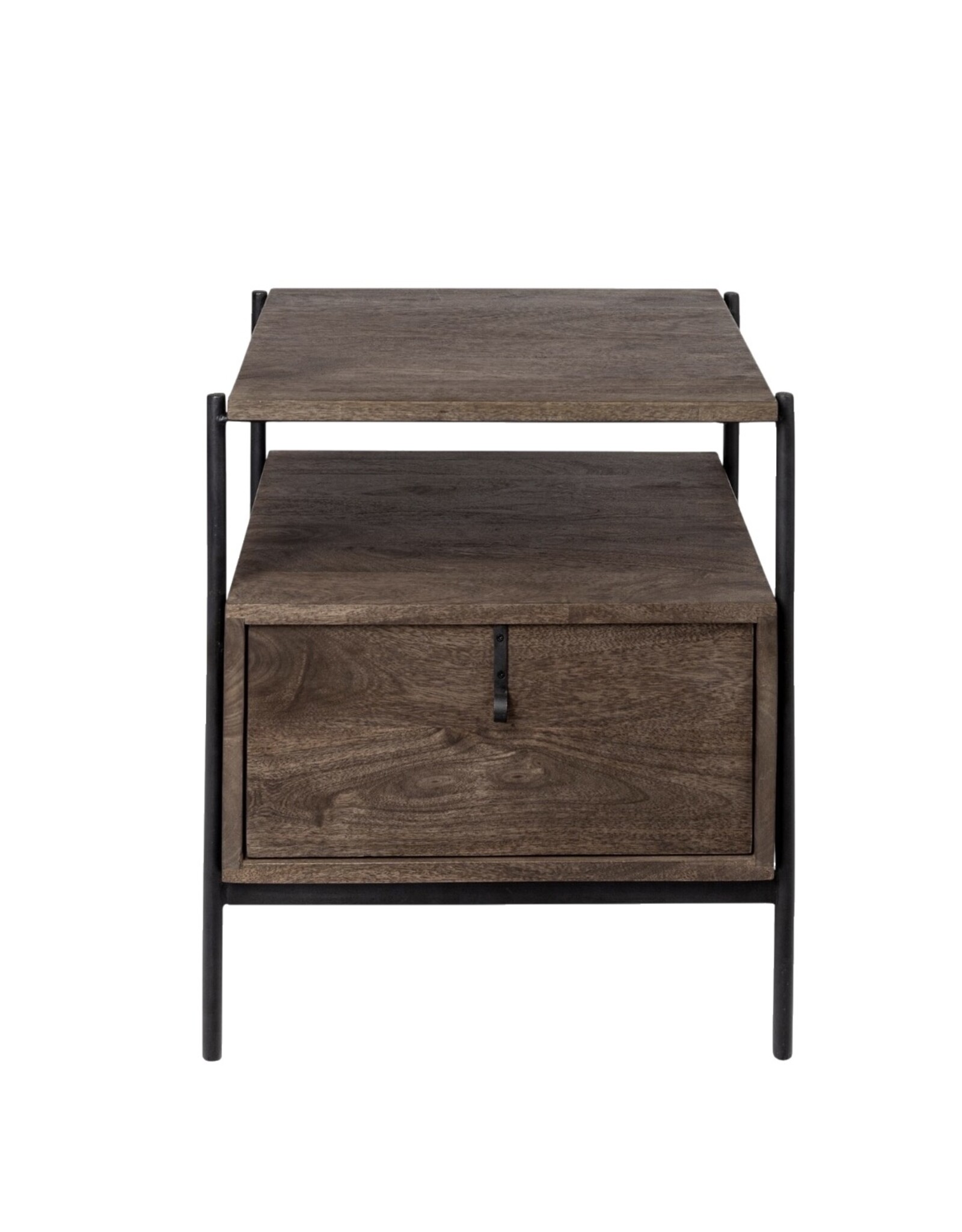 Glenn Wood & Metal Side Table