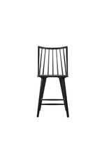 Lewis Windsor Counter Stool in Black Oak