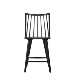 Lewis Windsor Counter Stool in Black Oak