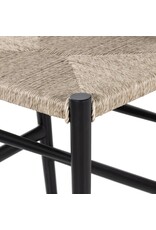 Muestra Counter Stool Black Teak