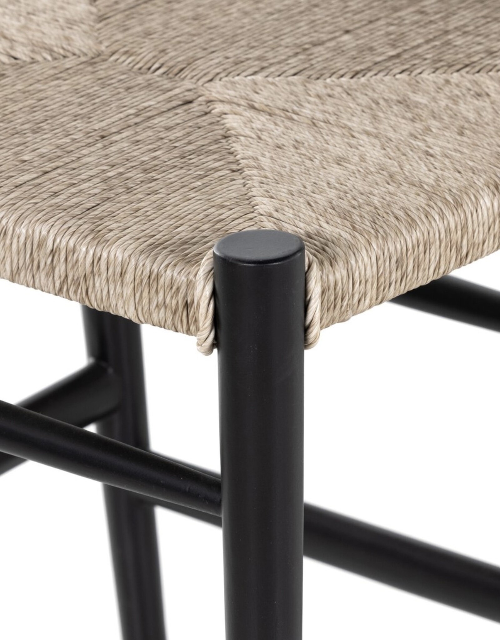 Muestra Counter Stool Black Teak