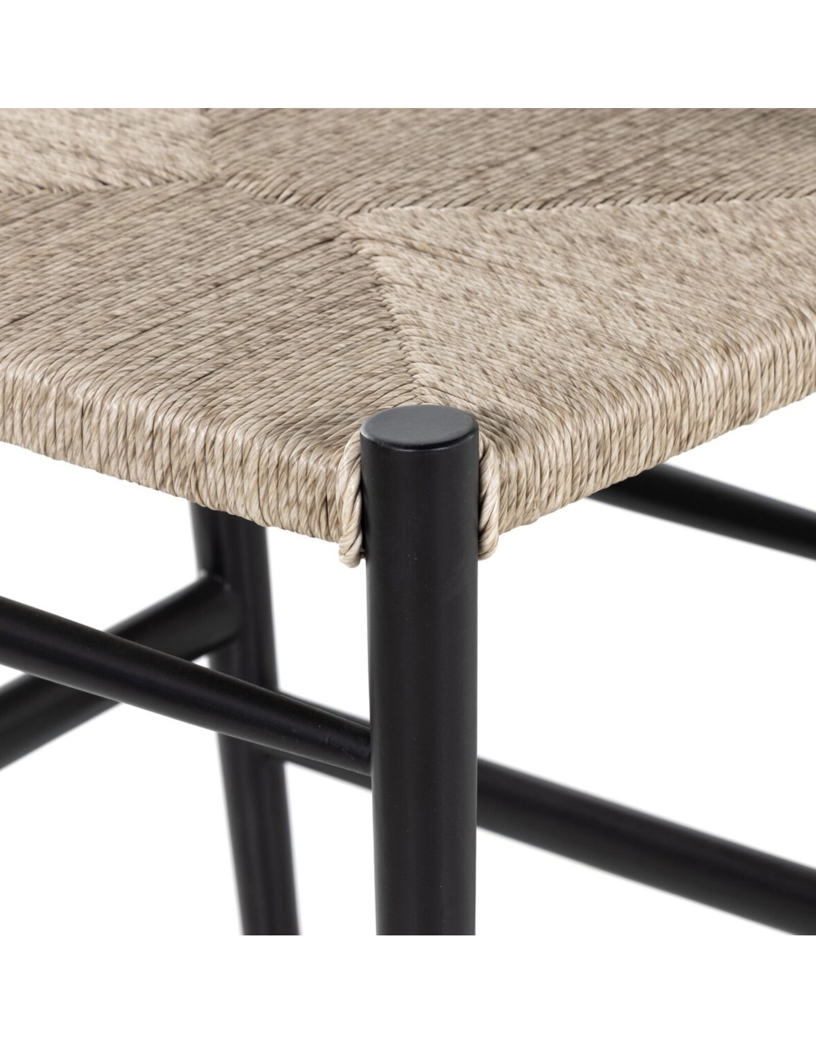 Muestra Counter Stool Black Teak