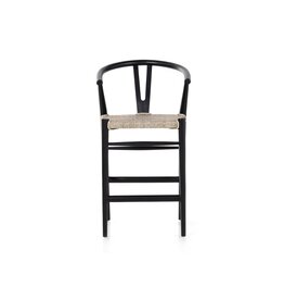 Muestra Counter Stool Black Teak