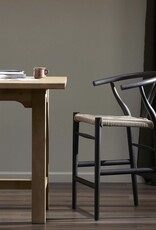 Muestra Counter Stool Black Teak