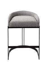 Hollyfield Grey & Black Counter Stool