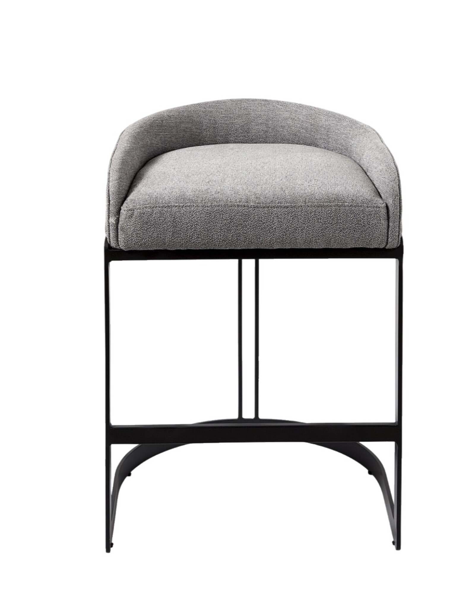 Hollyfield Grey & Black Counter Stool