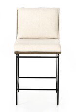 Crete Bar Stool in Savile Flax
