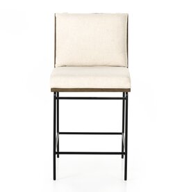 Crete Bar Stool in Savile Flax