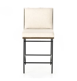 Crete Bar Stool in Savile Flax