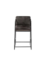 Stamford Counter Stool in Black Leather