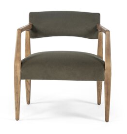 Tyler Chair - Modern Velvet Loden