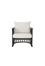 Kopari Accent Chair - Dark Brown Wood