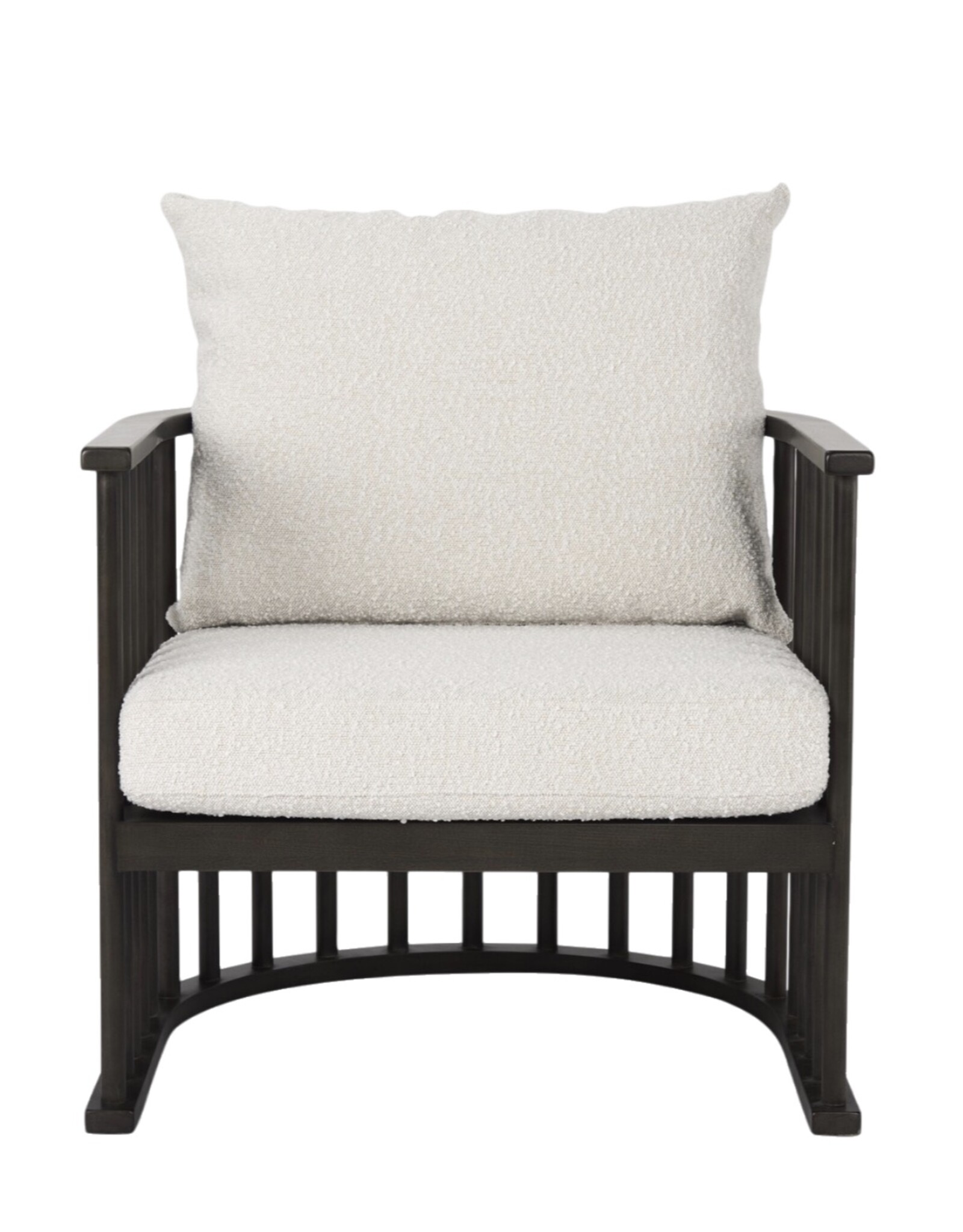 Kopari Accent Chair - Dark Brown Wood