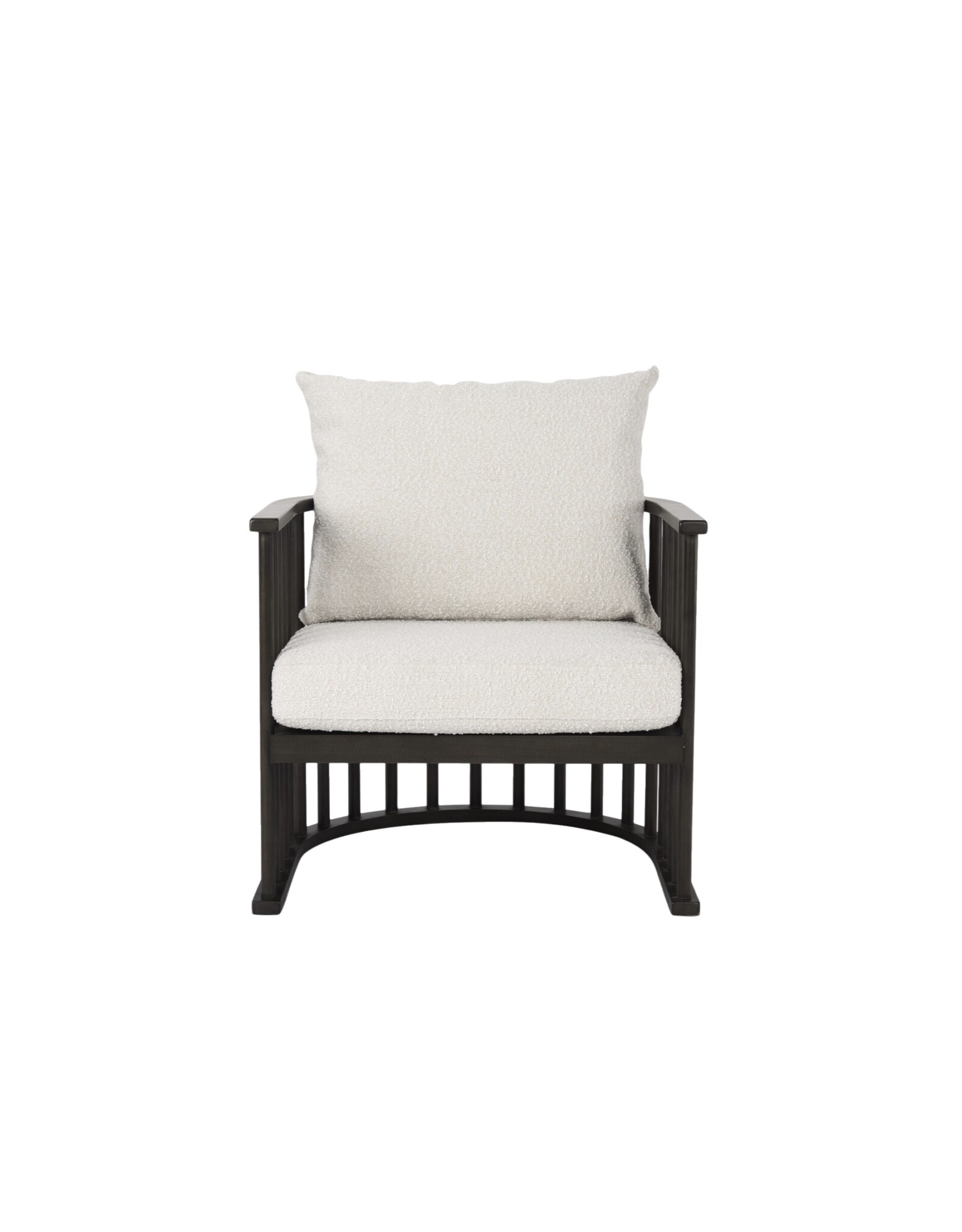 Kopari Accent Chair - Dark Brown Wood