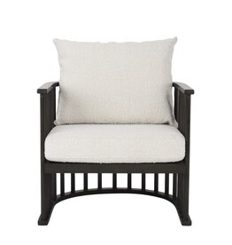 Kopari Accent Chair - Dark Brown Wood
